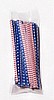 STARS & STRIPES 4 Inch Twistie Bag Ties (Qty 100)